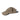 Khaki foldable range cap with perforated panels and black adjustable strap