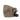 Khaki foldable range cap, perforated side crown panel, black buckle strap detail