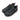 Black camouflage barefoot activity shoes with lace-up upper and green trim