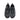 Black camo barefoot activity shoes with lace-up front and metal pull straps