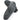 Black barefoot activity shoe outsole with deep tread and textured pattern