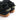 Black barefoot activity shoes with elastic heel strap and gum-brown outsole