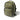 Olive green tactical backpack with front zip compartments and side straps