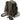 Green tactical quick-access backpack with front webbing panel and adjustable shoulder straps