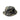 Boonie hat in dark camouflage with wide brim and adjustable chin strap