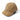 Coyote tan folding baseball cap with hook-and-loop front patch