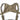 Tan mesh-faced chest pack harness with adjustable webbing straps