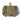 Small tactical chest pack backing, tan and green camouflage, MOLLE corner tabs