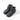 Black mid tactical boots with lace-up design, padded tongue, and side support panels