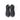 Black mid tactical boots front view with lace-up closure and padded tongue