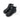 Black mid tactical boots with lace-up front, padded collar, and textured toe cap