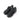 Black low tactical boots with lace-up closure and grippy rubber outsole.