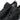 Black low tactical boots detail view with lace-up eyelets and textured upper.
