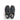 Black lace-up low tactical boots with Gore-Tex tongue label