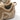 Tan lace-up tactical boots, side view showing cushioned heel and durable traction sole