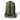 Green digital-camo MOLLE tactical backpack back view with padded harness and webbing loops
