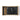 Fabric bi-fold wallet with tan frame, black card slots, zipper pull key tab