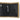 Fabric bi-fold wallet open, black interior with tan edge trim and card pocket sleeves