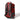 20L tactical backpack in red and black with MOLLE webbing and padded back