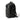 Black tactical backpack with MOLLE front straps, padded top handle, and dark camouflage panel.