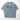 Light blue graphic crewneck T-shirt with rectangular blue print and "NAVAL FLEET" text