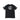 Black crew-neck T-shirt with circular WORLDWIDE FIT application back graphic