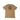 Tan crew-neck T-shirt with circular WORLDWIDE FIT application back graphic