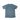 Blue quick-dry crew-neck T-shirt with short sleeves and back neck label
