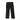 Black BDU-style cargo pants with belt loops, button closure, and flap cargo pockets.