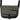 Olive side messenger bag with front flap pocket, logo patch, and adjustable strap