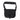 Black side messenger bag with front flap pocket and adjustable shoulder strap