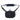 Horizontal sling pouch in dark navy/blue with zippered front pocket and adjustable strap