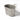 Dull stainless steel canteen cup with foldable wire handle, 700 ml
