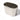 Dull stainless steel canteen cup with foldable wire handle, 700 ml