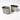 Dull stainless steel canteen cup with foldable wire handle, 700 ml