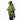 Emergency poncho worn, olive green poncho with hood and reflective silver lining