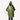 Emergency poncho worn, olive green with hood and silver reflective inner