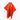 Emergency poncho, bright orange with hood and silver reflective interior lining