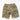 Multicolor camouflage cargo short pants with cargo pockets and button closure
