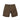 Terra brown BDU shorts front view with button waistband and cargo pockets