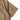 Tan quick-dry T-shirt short sleeve with chest logo patch