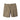 Khaki beige BDU cargo shorts with button waist and side cargo pockets
