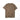 Ageron T-shirt in brown with crew neck and small back logo, short sleeves
