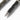 Black tactical glassbreaker pen with pointed tip and metal end ring