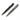 UZI tactical defender pen pair in black and gun metal with pointed tips
