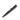 Black tactical pen with glassbreaker and striking point, ridged grip and pocket clip