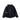 Navy escape jacket with gold zipper, stand collar, and side zip pocket
