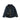 Navy escape jacket front view with gold zipper trim and stand collar