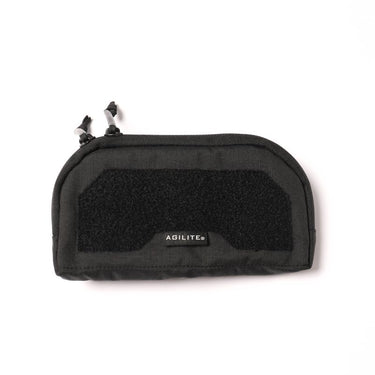 Agilite Pincer 2nd layer admin pouch in black, front hook-and-loop panel with logo