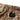 Camouflage ripstop skirt waistband with size label and stitched hem